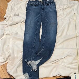 Frame Denim Indigo Blue Jeans Le skinny de jeanne25